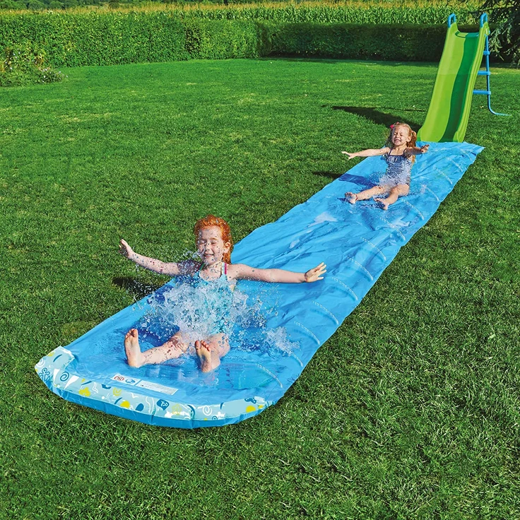 TP Toys Wasserrutsche Rutschmatte | Blau | 600x100 cm – Bild 1