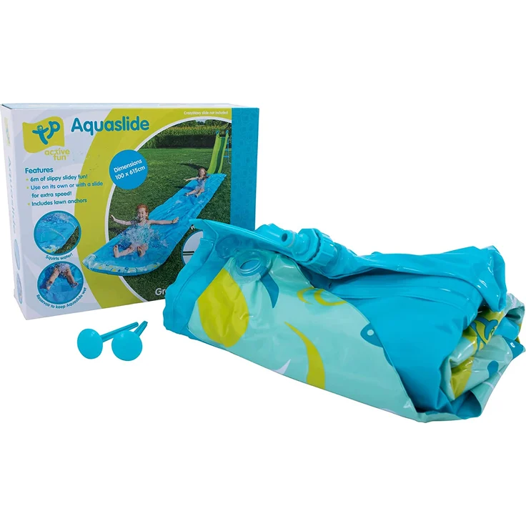 TP Toys Wasserrutsche Rutschmatte | Blau | 600x100 cm – Bild 6