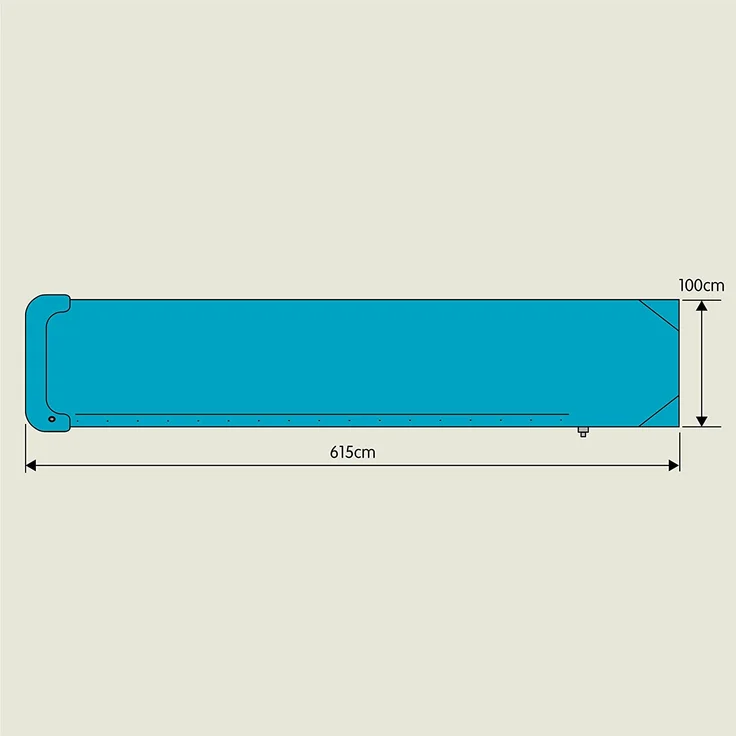 TP Toys Wasserrutsche Rutschmatte | Blau | 600x100 cm – Bild 7