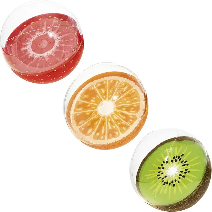 Bestway 2019 Wasserball Sommerfrucht, 46 cm - 1x Stück, zufällige Farbauswahl