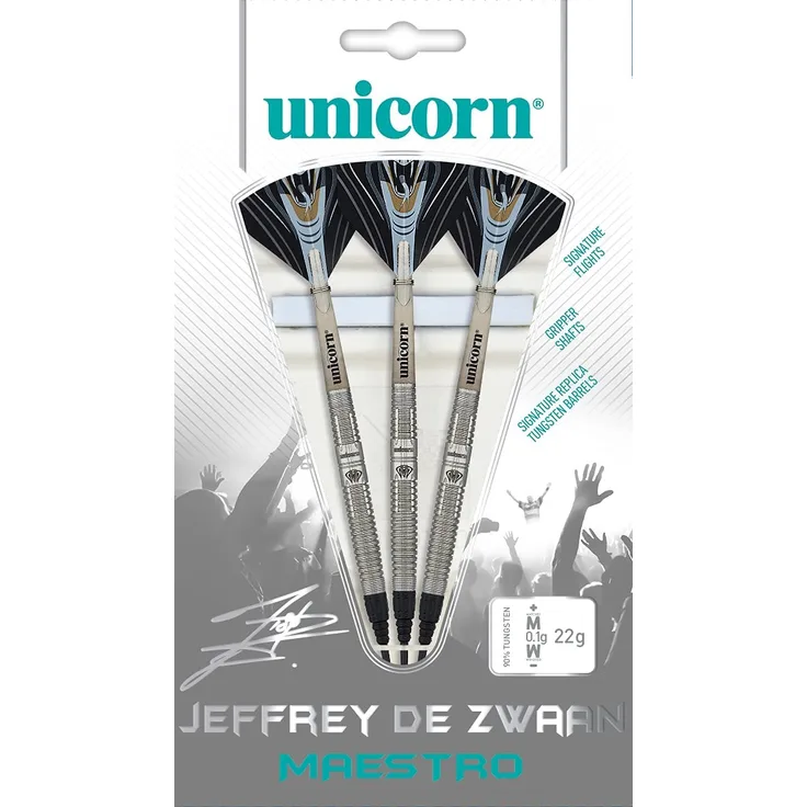 Unicorn Maestro Jeffrey de Zwaan Soft Darts 22 Gr. / Inhalt 1 Satz