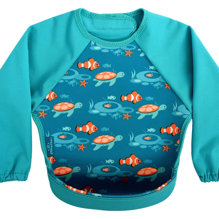Bibetta Ärmellätzchen Tropischer Fisch Blau - Blau – Bild 2