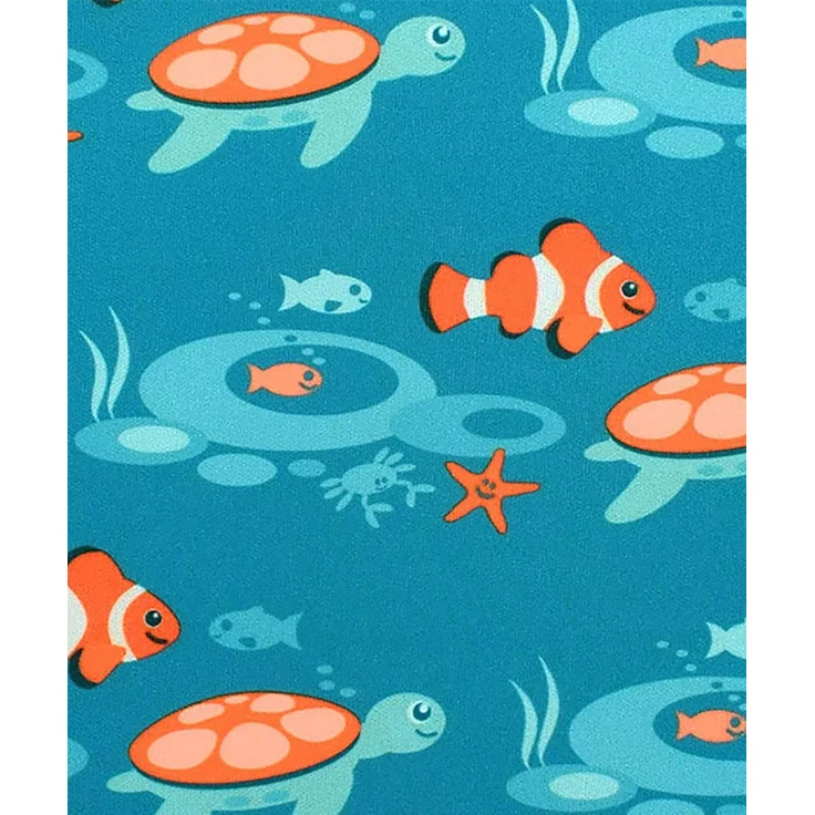 Bibetta Ärmellätzchen Tropischer Fisch Blau - Blau – Bild 7