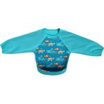 Bibetta Ärmellätzchen Tropischer Fisch Blau - Blau