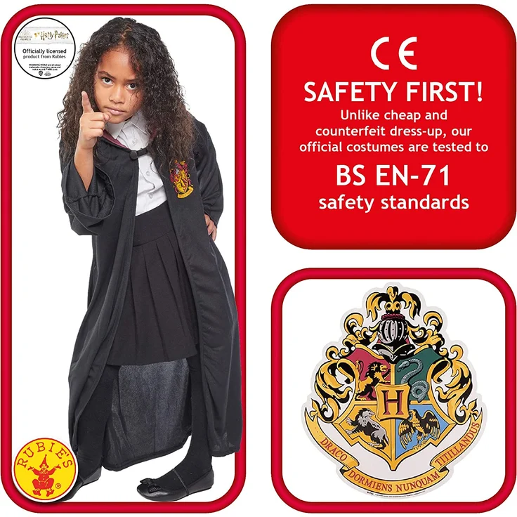 Rubie's kostüm Harry Potter Gryffindor junior schwarz Polyester - Preisvergleich – Bild 3