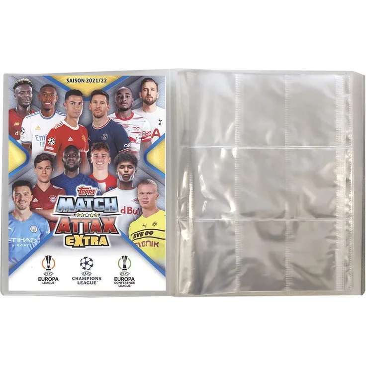 Topps Champions League EXTRA 2021/22 - Trading Cards - 1 Leere Sammelmappe