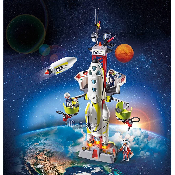 Playmobil Space 9488 Mars-Rakete mit Startrampe, Ab 6 Jahren – Bild 2