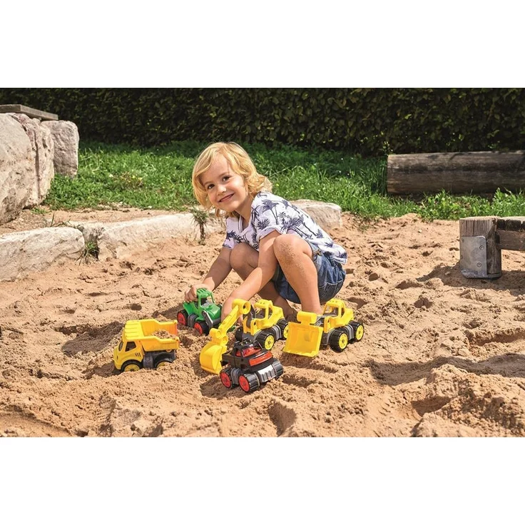 BIG - Power Worker Mini Kipper - Kippfahrzeug geeignet als Sandspielzeug und für das Kinderzimmer, Reifen aus Softmaterial, perfekt für unterwegs, für Kinder ab 2 Jahren – Bild 7