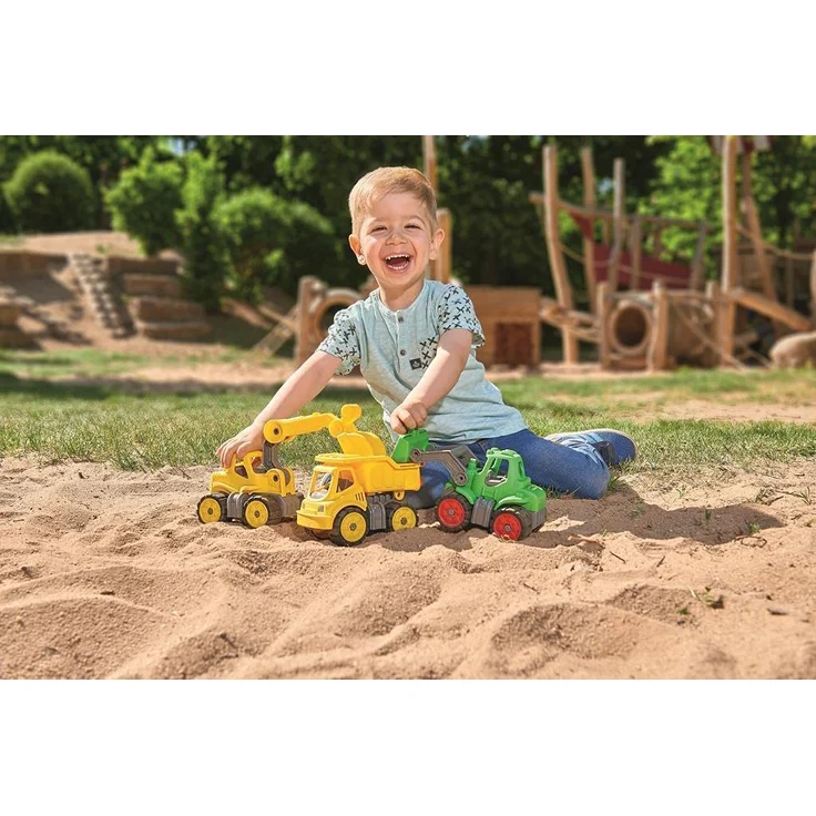 BIG - Power Worker Mini Kipper - Kippfahrzeug geeignet als Sandspielzeug und für das Kinderzimmer, Reifen aus Softmaterial, perfekt für unterwegs, für Kinder ab 2 Jahren – Bild 6