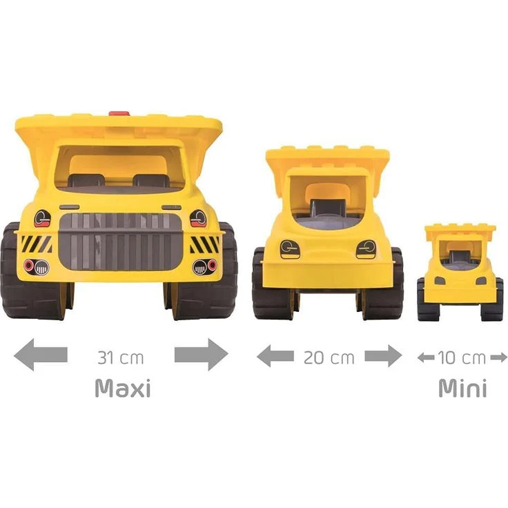 BIG - Power Worker Mini Kipper - Kippfahrzeug geeignet als Sandspielzeug und für das Kinderzimmer, Reifen aus Softmaterial, perfekt für unterwegs, für Kinder ab 2 Jahren – Bild 9