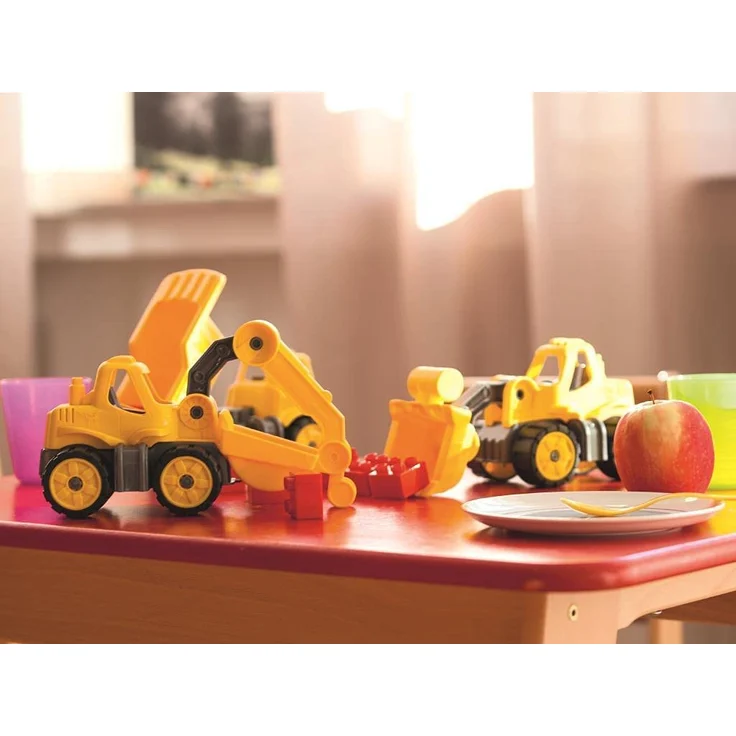 BIG - Power Worker Mini Kipper - Kippfahrzeug geeignet als Sandspielzeug und für das Kinderzimmer, Reifen aus Softmaterial, perfekt für unterwegs, für Kinder ab 2 Jahren – Bild 4