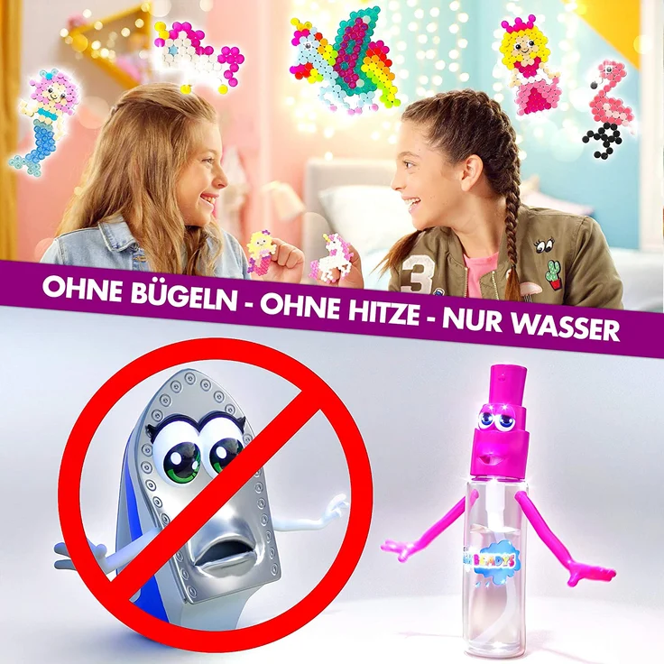 CRAZE SPLASH BEADYS Refill-Box Nachfüllset Boys Ersatzperlen Zubehör Steckperlen Bügelperlen ohne Bügeln 10006 – Bild 8