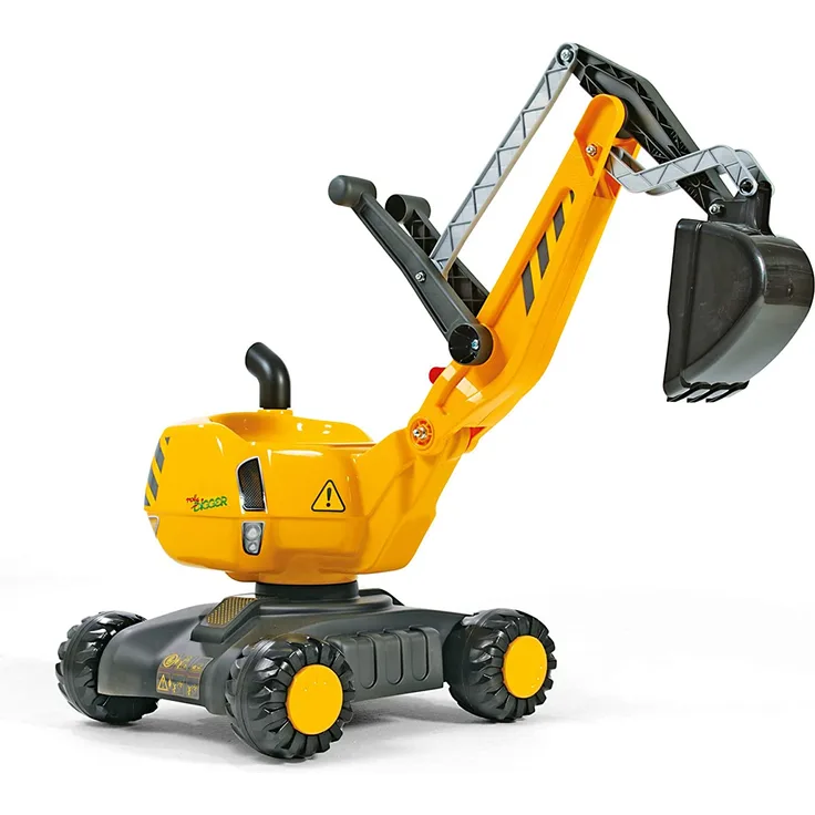Rolly Toys rollyDigger (Bagger, Schaufelbagger, für Kinder von 3 bis 5 Jahren, Farbe gelb/schwarz) 421008