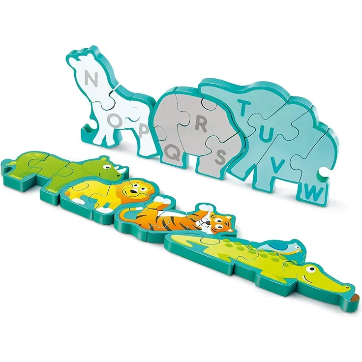 Hape E1627 Puzzle Alphabet & Tierparade
