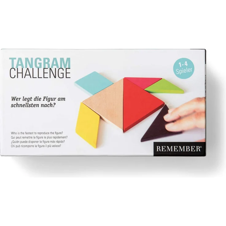 Lernpuzzle TANGRAM, Logikpuzzle aus Holz – Bild 4