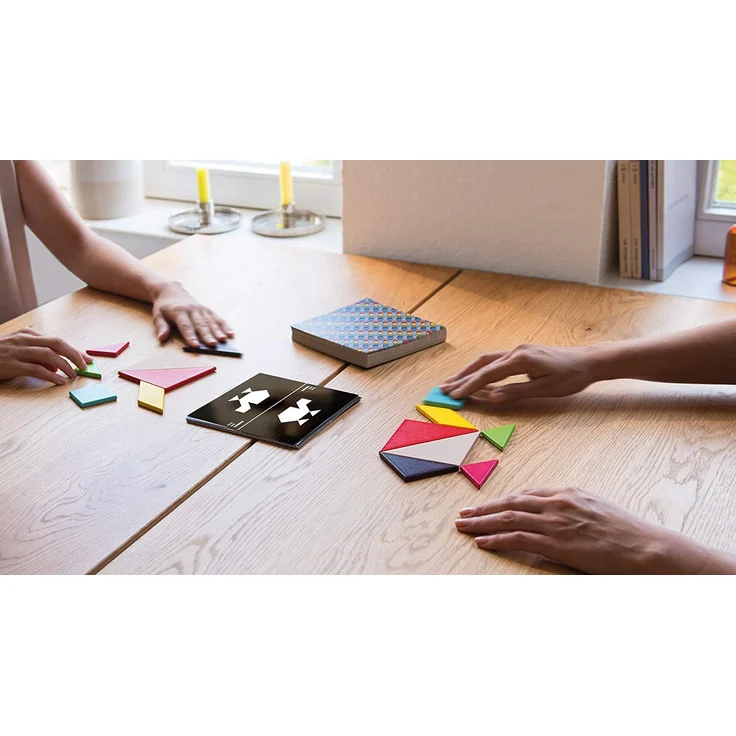 Lernpuzzle TANGRAM, Logikpuzzle aus Holz – Bild 3