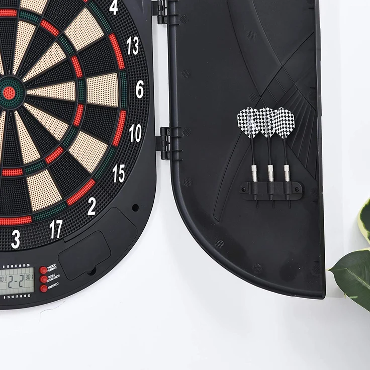 HOMCOM Elektronische Dartscheibe für 8 Spieler mehrfarbig – Bild 6