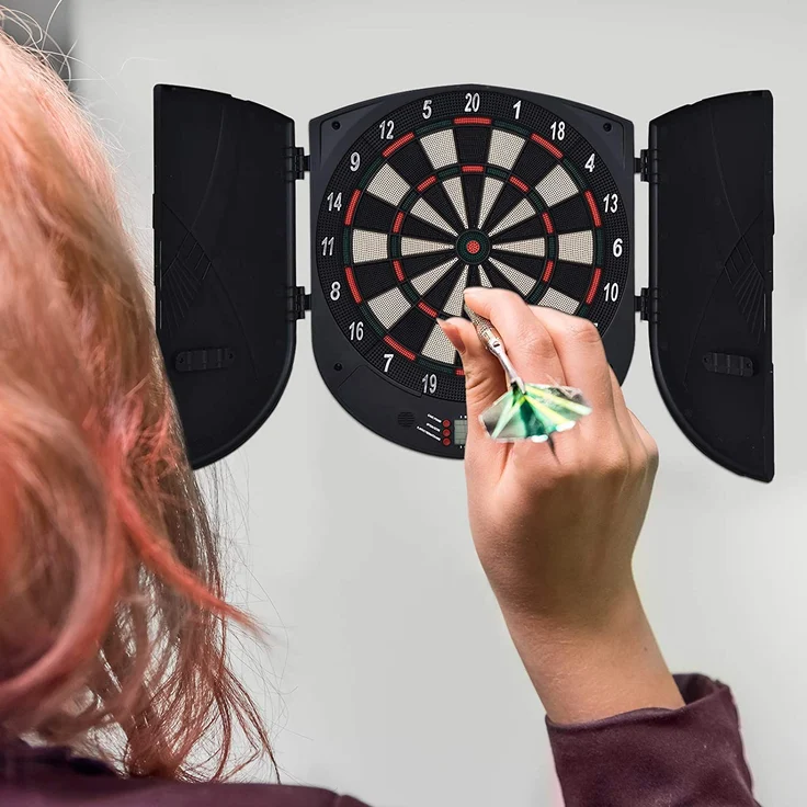 HOMCOM Elektronische Dartscheibe für 8 Spieler mehrfarbig – Bild 2
