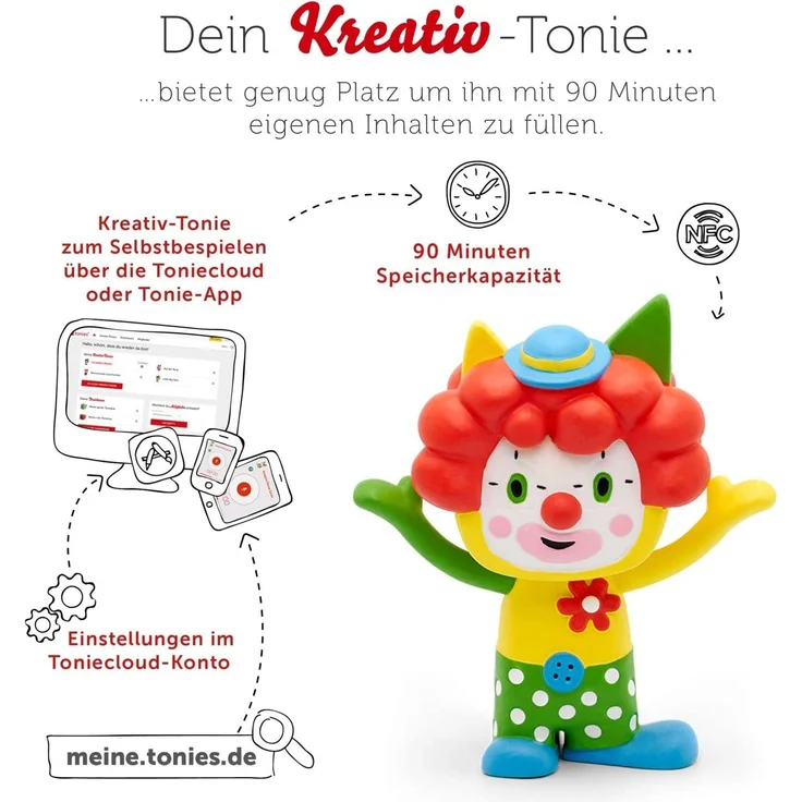 tonies® Kreativ-Tonie - Clown – Bild 5