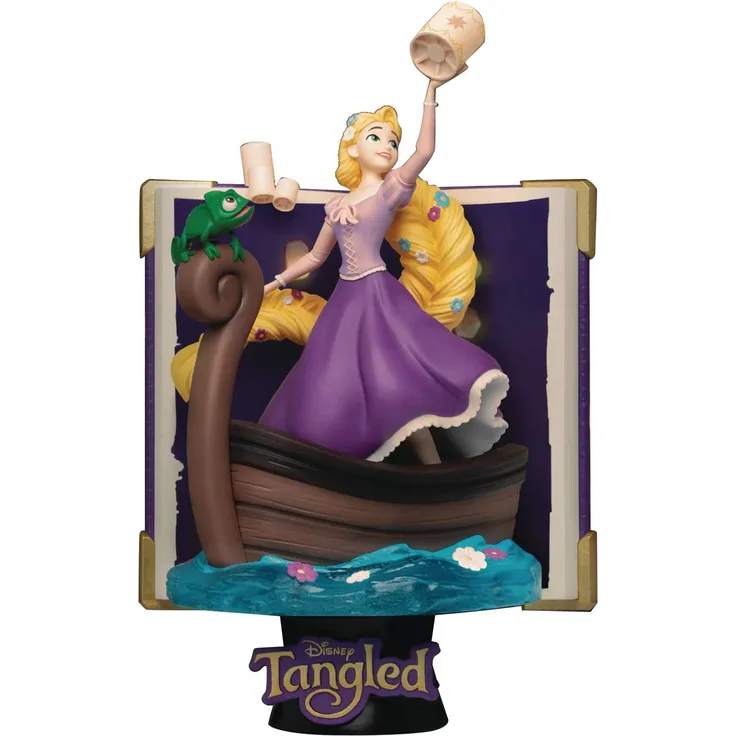 Disney Story Book Series D-Stage PVC Diorama Rapunzel 15 cm