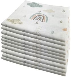 10x Spucktücher Mullwindeln Baby Baumwolle 80x70 cm