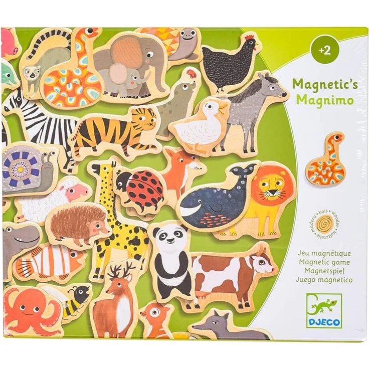Djeco – Magnetspiel Magnimo aus Holz mit Tieren – Bild 7