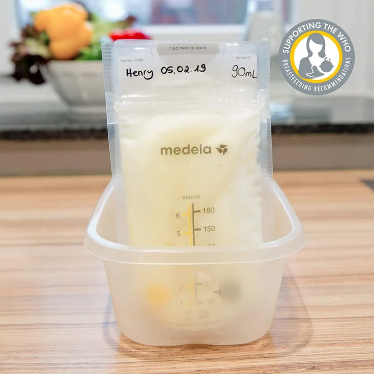 Medela Muttermilchbeutel, hygienisch, platzsparend, auslaufsicher (50 Stück) - Preisvergleich – Bild 5