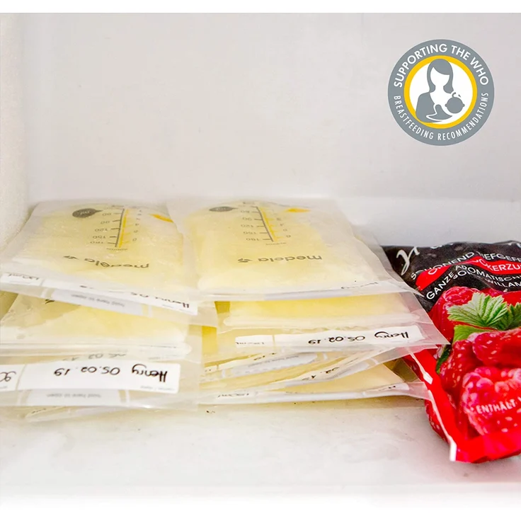 Medela Muttermilchbeutel, hygienisch, platzsparend, auslaufsicher (50 Stück) - Preisvergleich – Bild 4