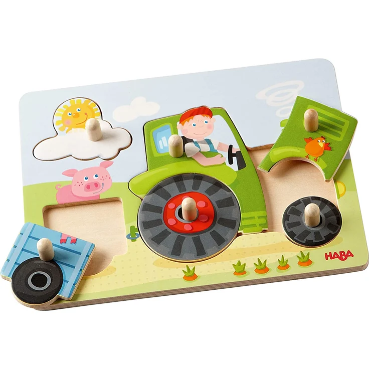 HABA® - Greifpuzzle Peters Bauernhof, 6 Teile – Bild 2