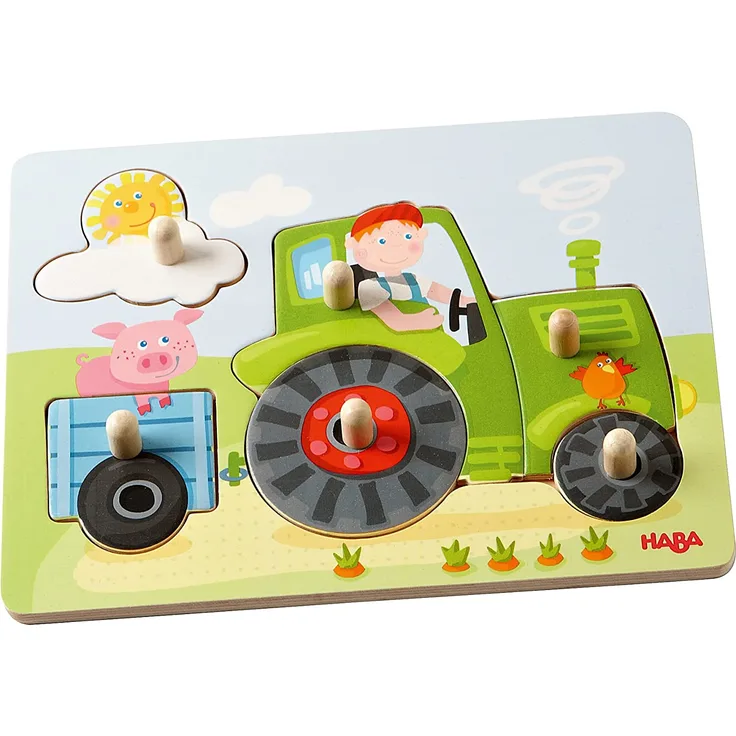HABA® - Greifpuzzle Peters Bauernhof, 6 Teile