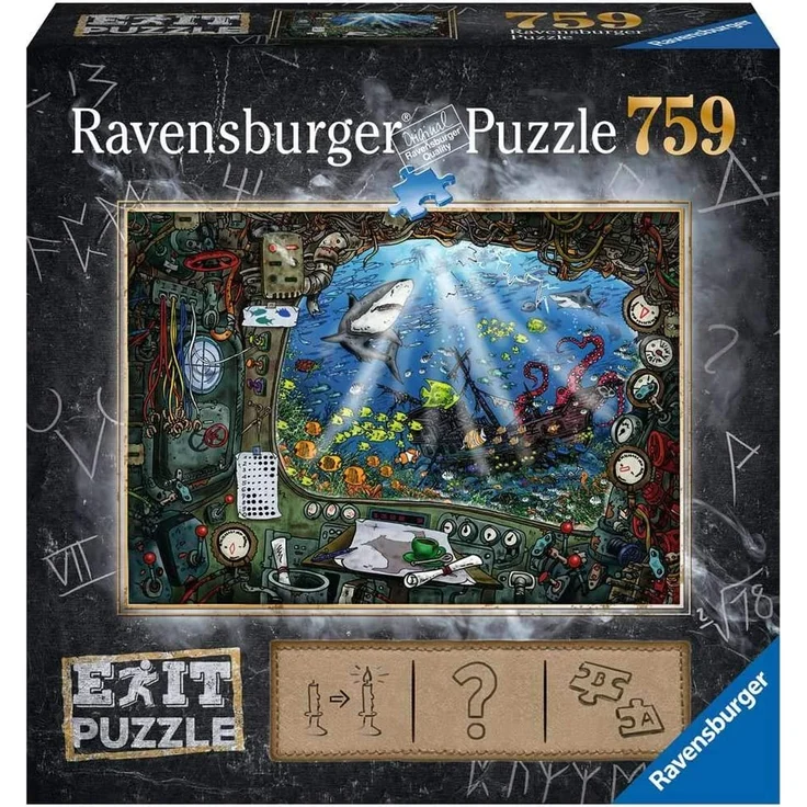 Ravensburger Puzzle 759 Teile Exit im U-Boot – Bild 1