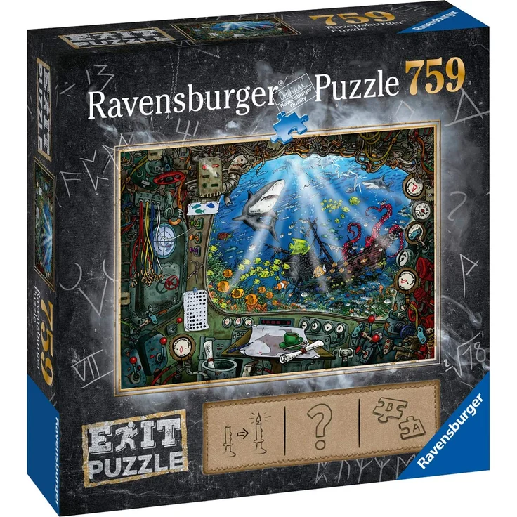 Ravensburger Puzzle 759 Teile Exit im U-Boot – Bild 2