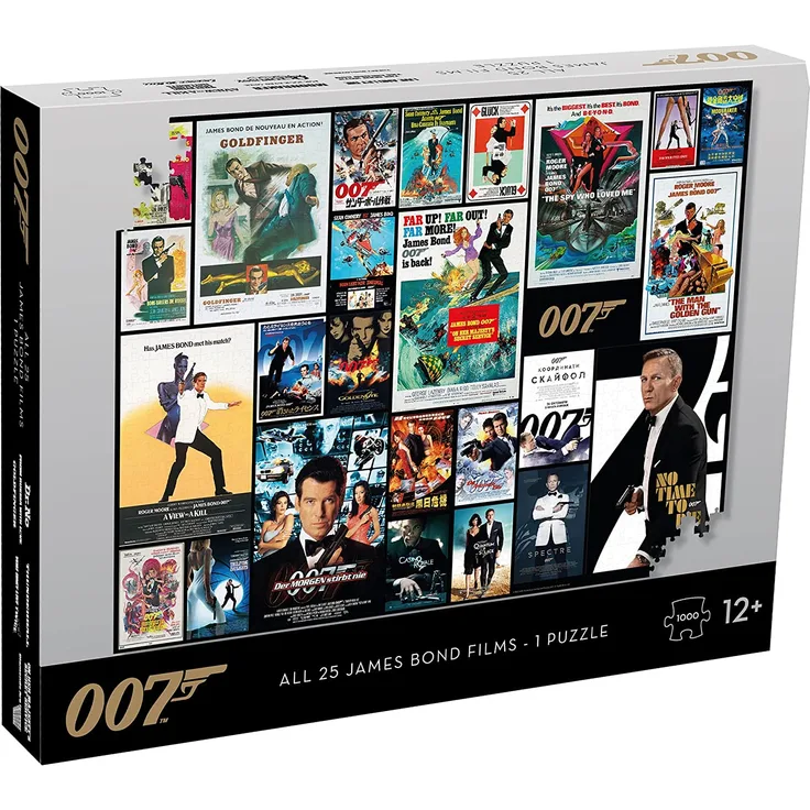 James Bond Puzzle Schauspieler Debüt, 1000 Teile