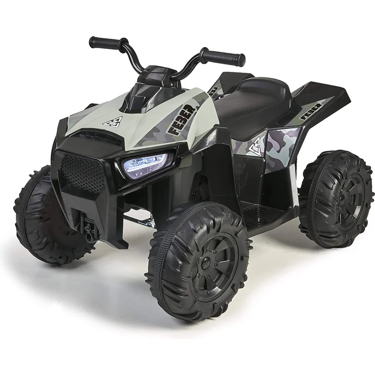FEBER - Quad-Boxer, Elektrofahrzeug mit batterie 12 V, grün (Famosa 800012541) – Bild 5