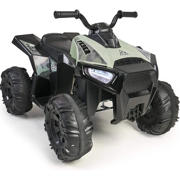 FEBER - Quad-Boxer, Elektrofahrzeug mit batterie 12 V, grün (Famosa 800012541) – Bild 3