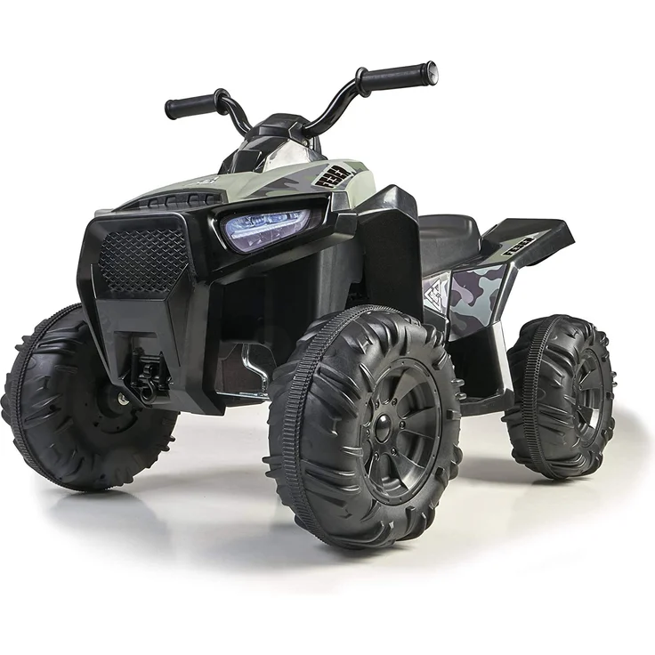 FEBER - Quad-Boxer, Elektrofahrzeug mit batterie 12 V, grün (Famosa 800012541) – Bild 6