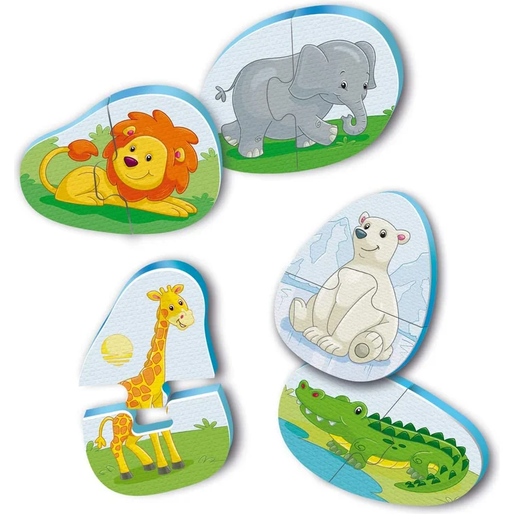 Ravensburger ministeps 4166 Bade-Puzzle Zoo, Badewannenspielzeug, Spielzeug zum Baden ab 18 Monate - Preisvergleich – Bild 2