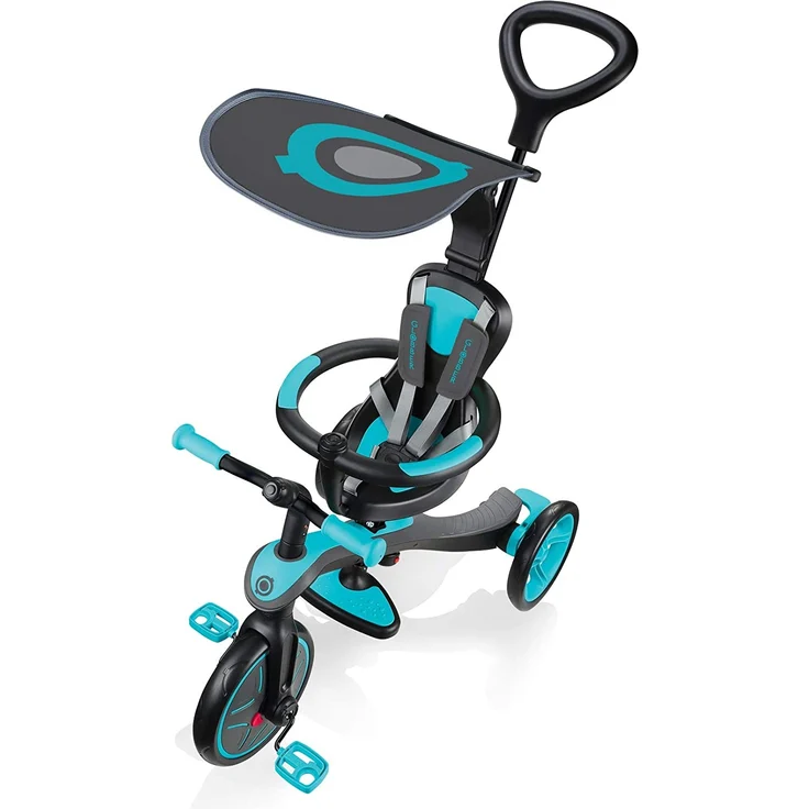Globber Trike Explorer Balance - Rad - Dreirad - Laufrad, 4-in-1, Blau, Schwarz – Bild 7