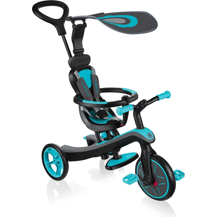 Globber Trike Explorer Balance - Rad - Dreirad - Laufrad, 4-in-1, Blau, Schwarz – Bild 1