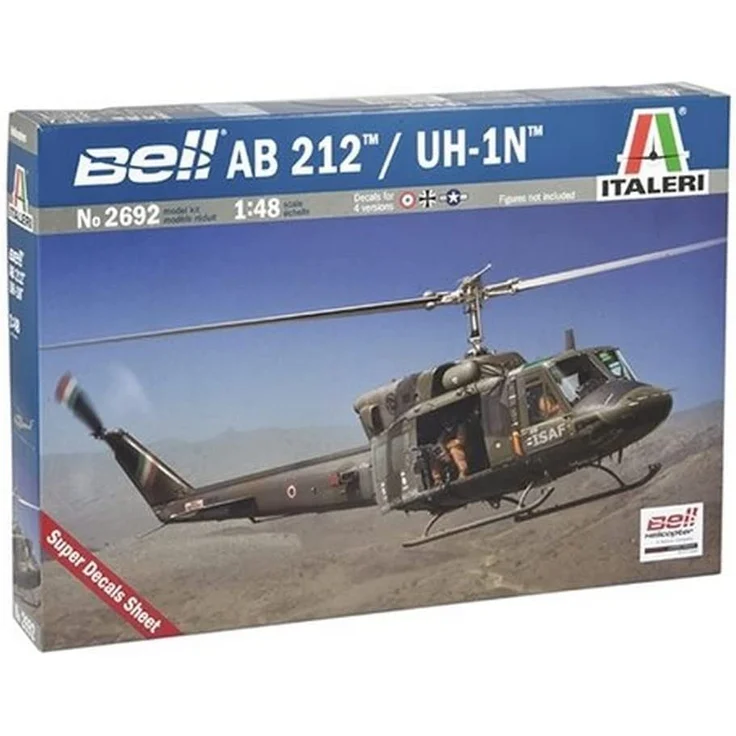 Italeri Bell AB 212 /UH 1N Rotorcraft model Montagesatz 1:48 Bell AB 212 /UH 1N Beide Geschlechter Kunststoff – Bild 1