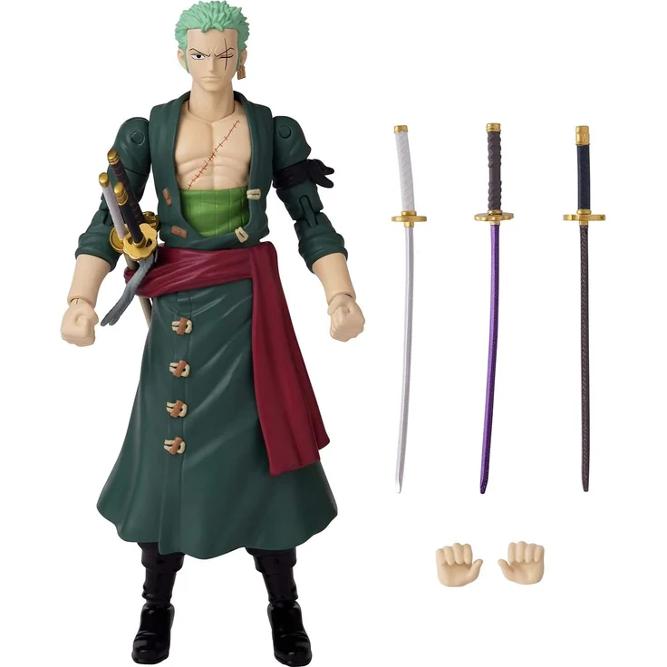 Bandai – Anime Heroes – One Piece – Anime Heroes Figur 17 cm – Lorenor Zorro – 36932 – Bild 2