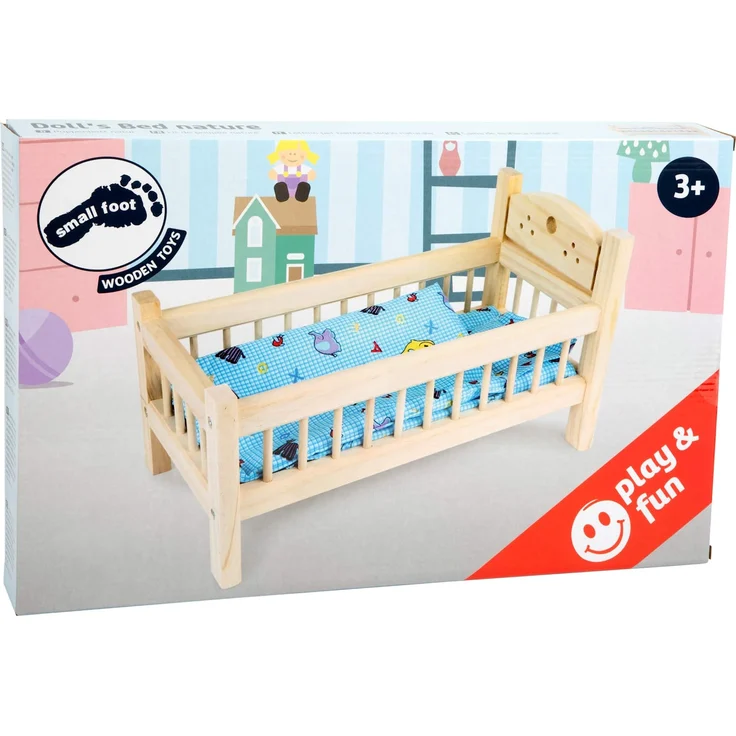 Small Foot Puppenbett aus Holz 42x23x26 cm - Preisvergleich – Bild 4