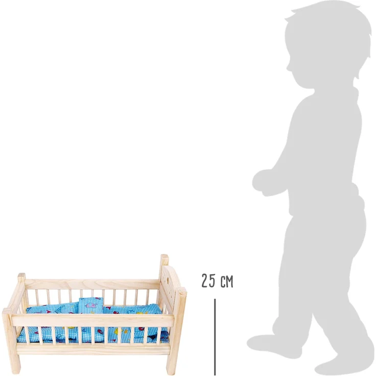 Small Foot Puppenbett aus Holz 42x23x26 cm - Preisvergleich – Bild 5