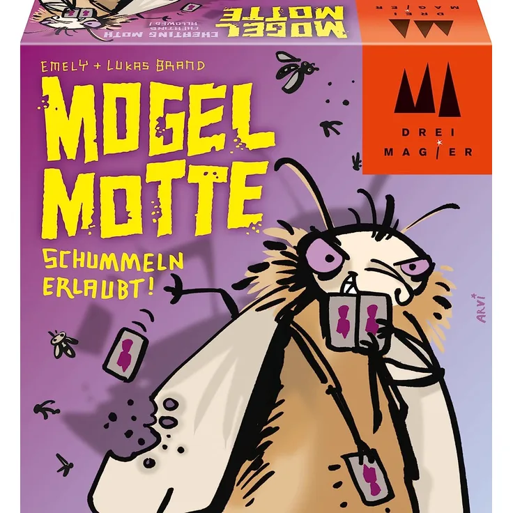 Schmidt Spiele 40862 Mogel Motte, Drei Magier Kartenspiel