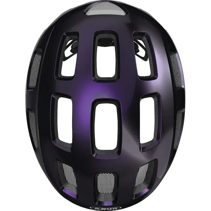 Abus 'Youn-I 2.0' Kinderfahrradhelm black violet, Kopfumfang 52-57 cm, mit integriertem LED-Rücklicht – Bild 4