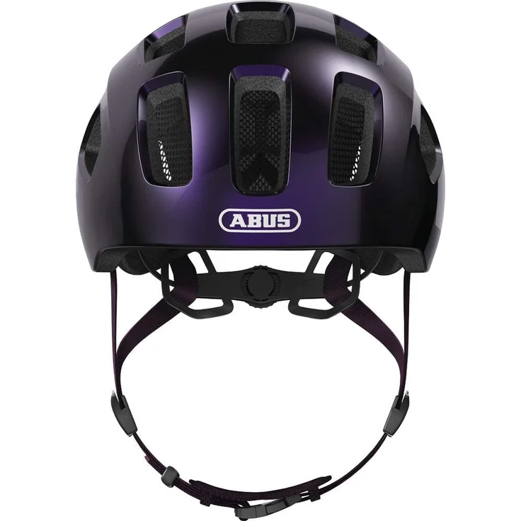 Abus 'Youn-I 2.0' Kinderfahrradhelm black violet, Kopfumfang 52-57 cm, mit integriertem LED-Rücklicht – Bild 2