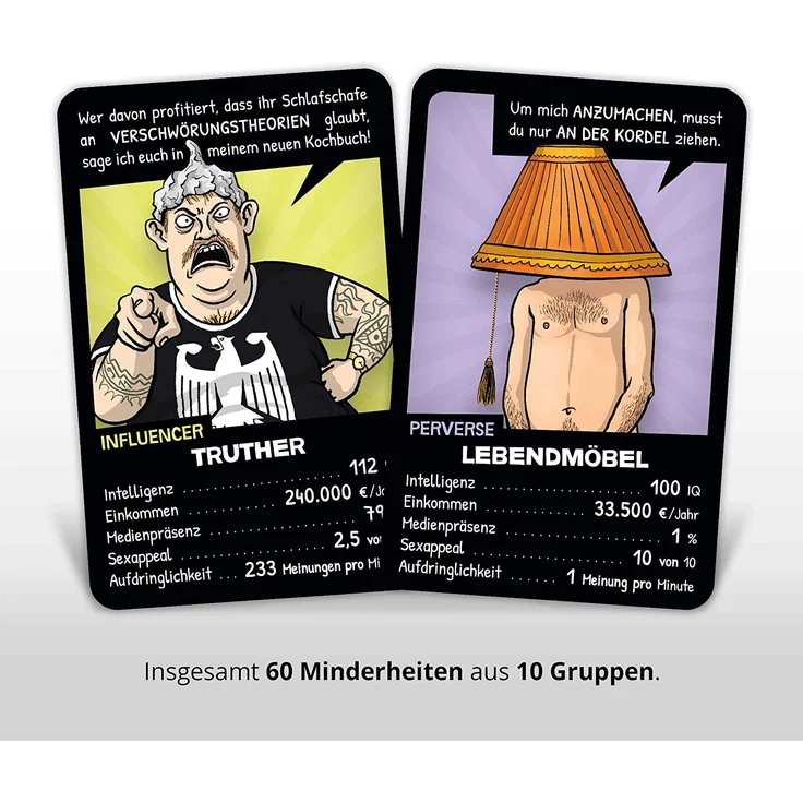 Minderheiten Quartett (Kartenspiel) – Bild 6