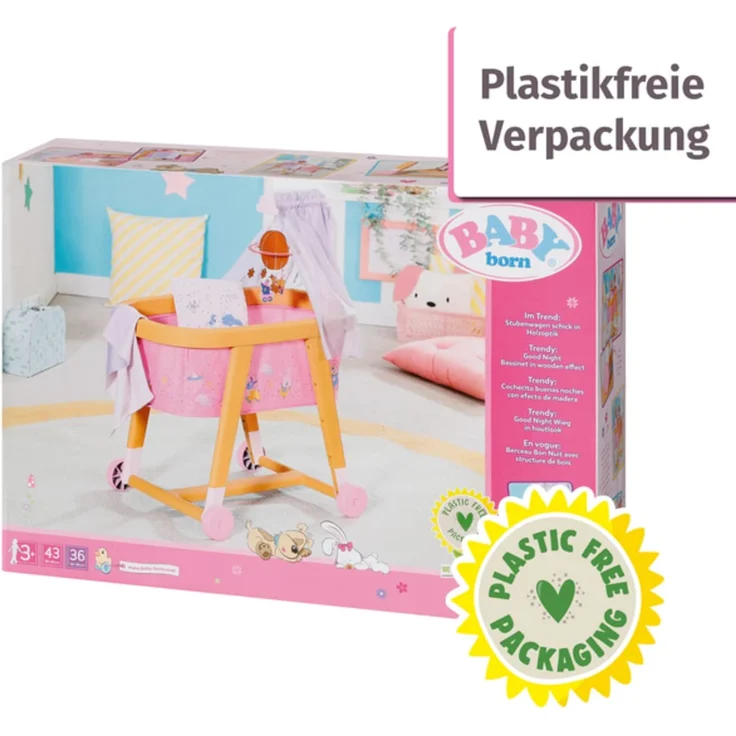 Zapf Creation - BABY born Gute Nacht Stubenwagen - Preisvergleich – Bild 7