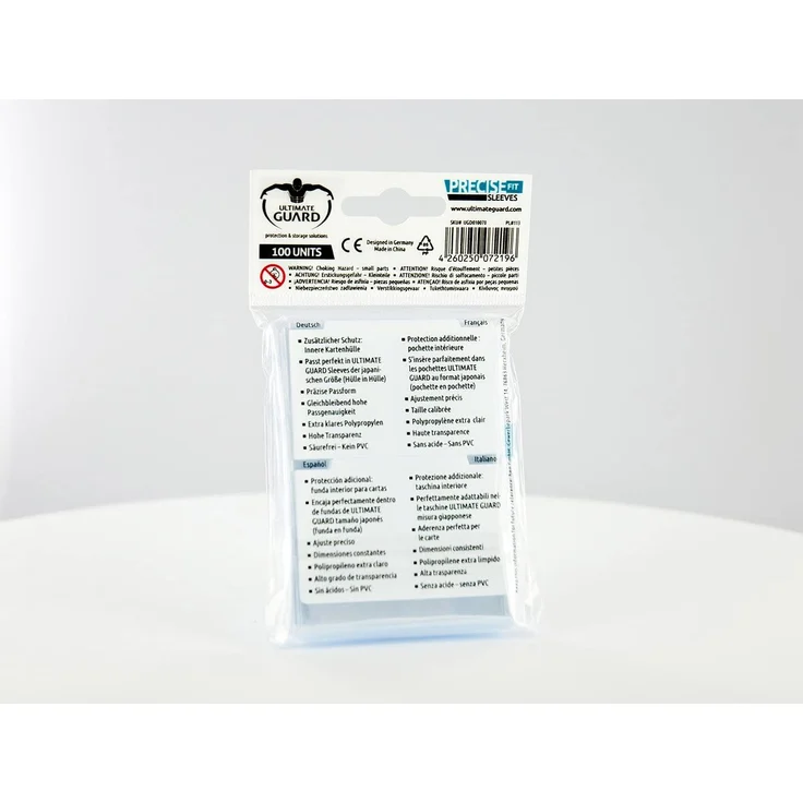 Ultimate Guard UGD010070 - Precise-Fit Hüllen, Japanische Größe, 100 Stück, transparent - Preisvergleich – Bild 2