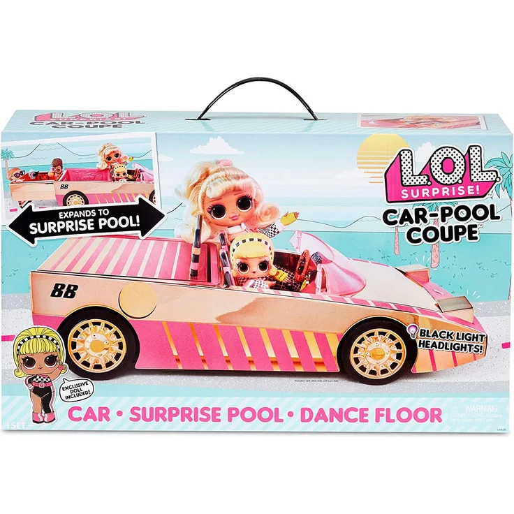 L.O.L. Surprise! 'Car-Pool-Coupe' Spielset, mit Pool, Tanzfläche und Puppe, ab 6 Jahren – Bild 1